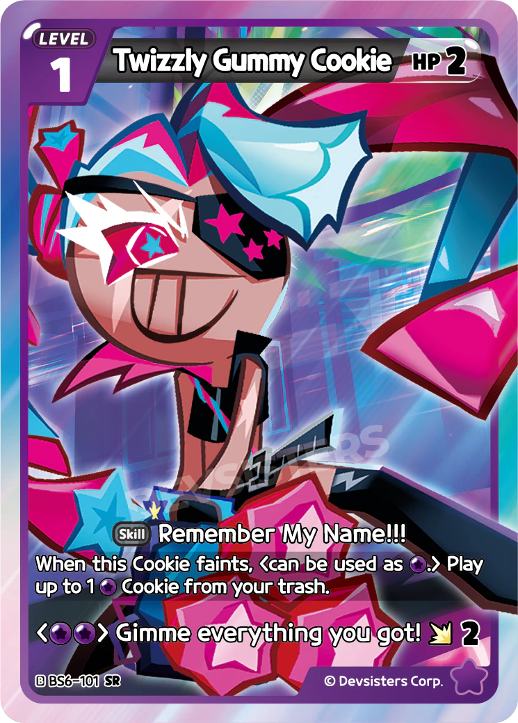 Image for Twizzly Gummy Cookie (BS6-101) (BS6) - CookieRun: Braverse TCG