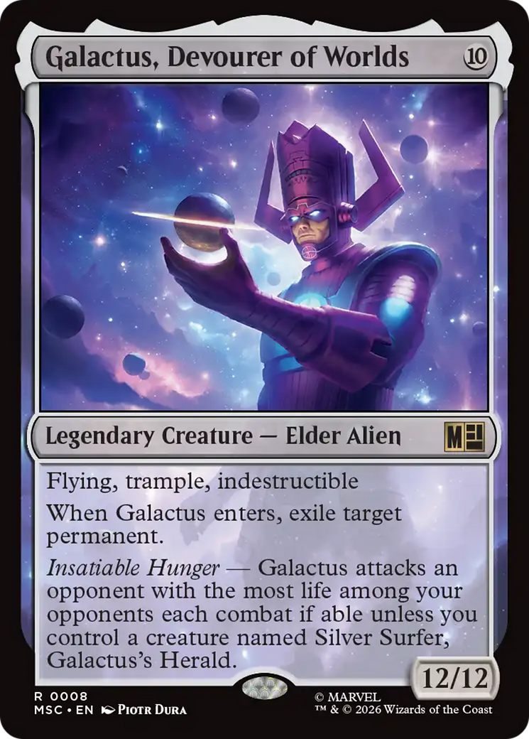 Galactus, Devorador de Mundos (Surge Foil) [Marvel Super Heroes Commander]