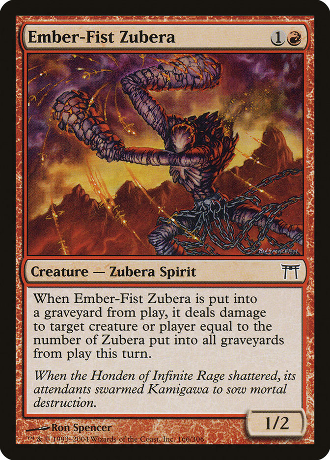Zubera Poing-Ardant [Champions de Kamigawa]