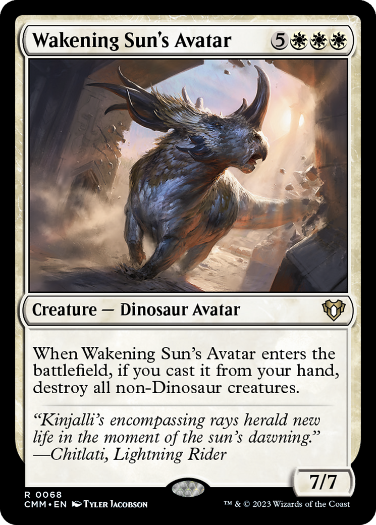 Avatar du soleil éveillé [Commander Masters]