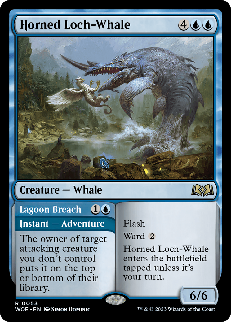 Baleine-lac cornue // Brèche du lagon [Les friches d'Eldraine]