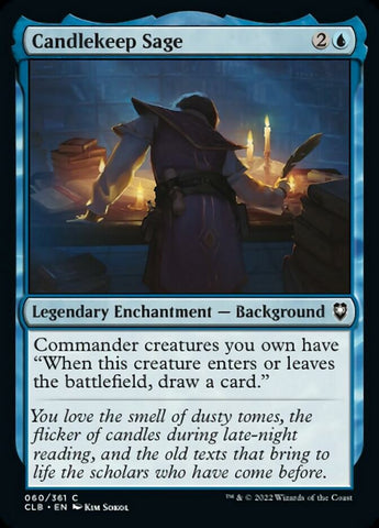 Erudito de Vela Guardiana [Commander Legends: Battle for Baldur's Gate]