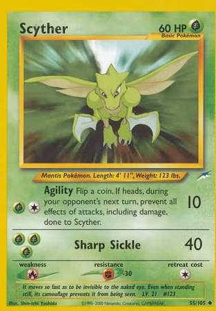 Scyther (55/105) [Néo Destinée Illimité]
