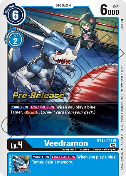 Veedramon [BT11-027] [Promociones previas al lanzamiento de Fase Dimensional]