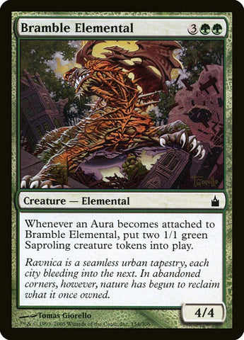 Elemental de zarza [Rávnica: Ciudad de Gremios]