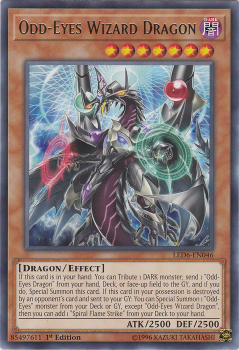 Dragón Mago de Ojos Anómalos [LED6-EN046] Rara
