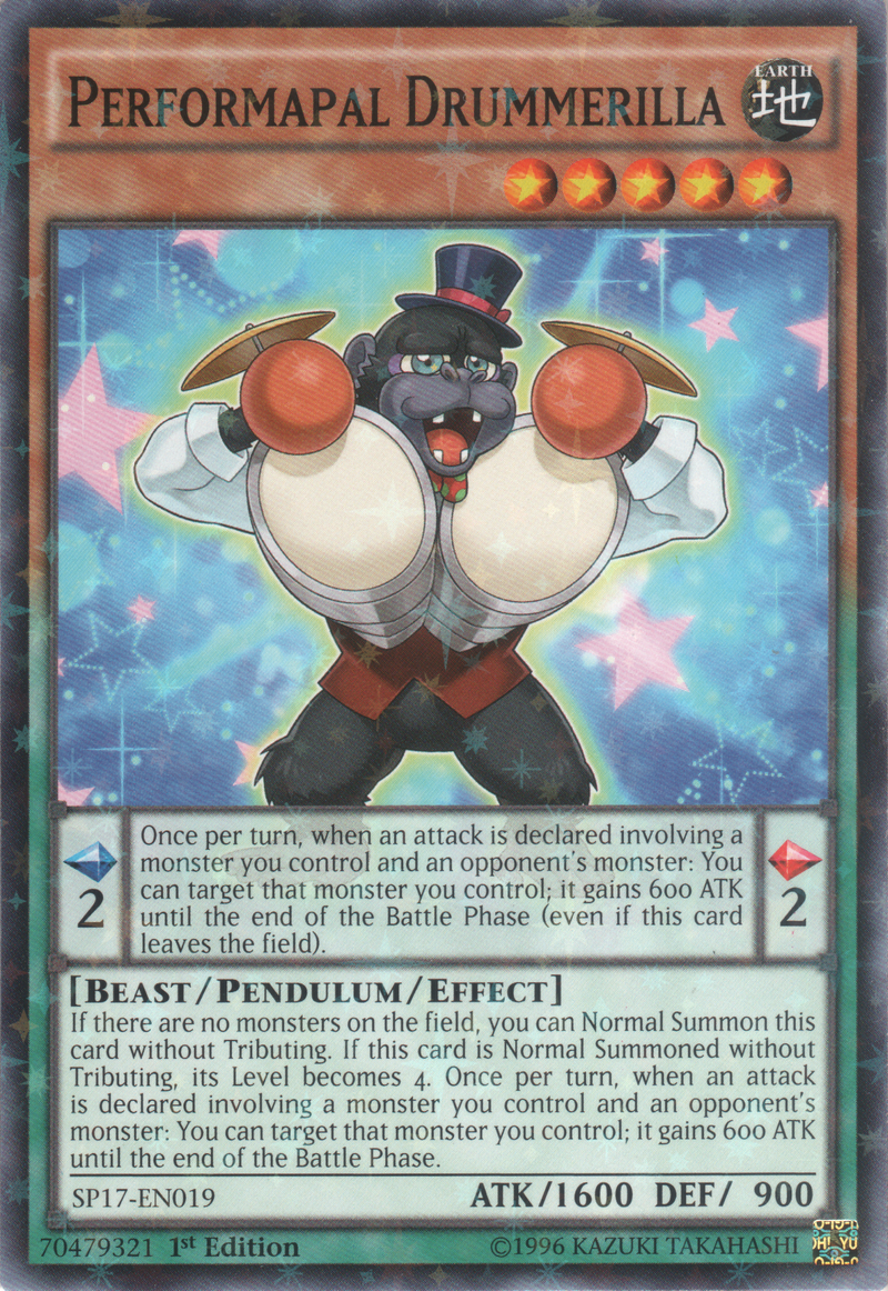 Preformapal Drummerilla [SP17-EN019] Starfoil Rare
