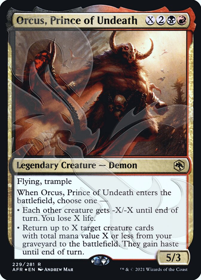 Orcus, prince du non-mort (Promo esperluette) [Donjons & Dragons : Aventures dans les Royaumes Oubliés promos]