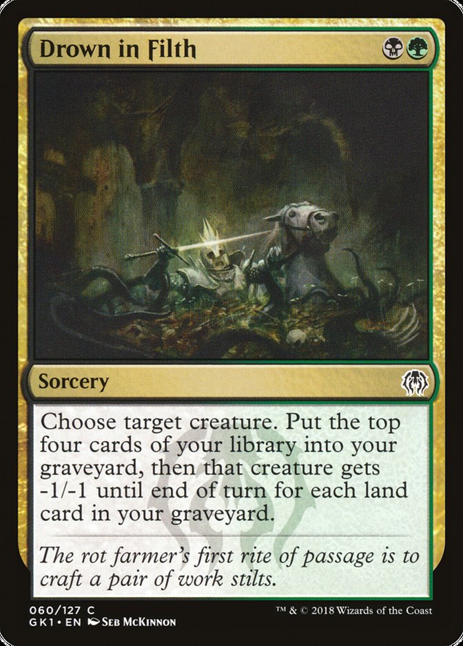 Noyé dans la fange [Kit de guilde Guildes de Ravnica]