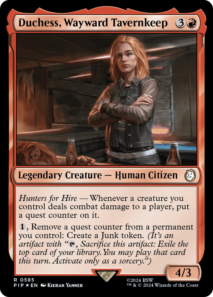 Duchesse, Tavernière rebelle (Surge Foil) [Fallout]