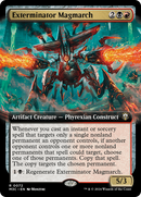 Magmarche l'exterminateur (Extended Art) (Feuille chatoyante) [Commander Horizons du Modern 3]