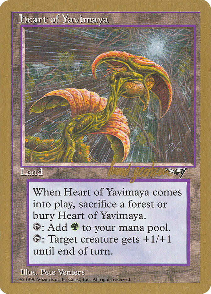 Cœur de Yavimaya (Svend Geertsen) [Decks des Championnats du Monde 1997]