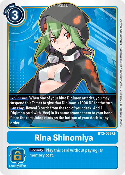 Rina Shinomiya [BT2-086] [Edición Especial de Lanzamiento Ver.1.5]