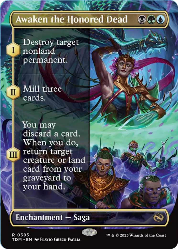 Éveiller les morts honorés (Sans bordure) [Tarkir : Rafale draconique]