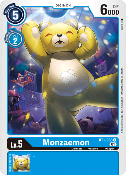 Monzaemon [BT1-038] (Arte Alternativo) [Mazo de Inicio: Ulforce Veedramon]
