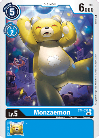 Monzaemon [BT1-038] (Arte Alternativo) [Mazo de Inicio: Ulforce Veedramon]