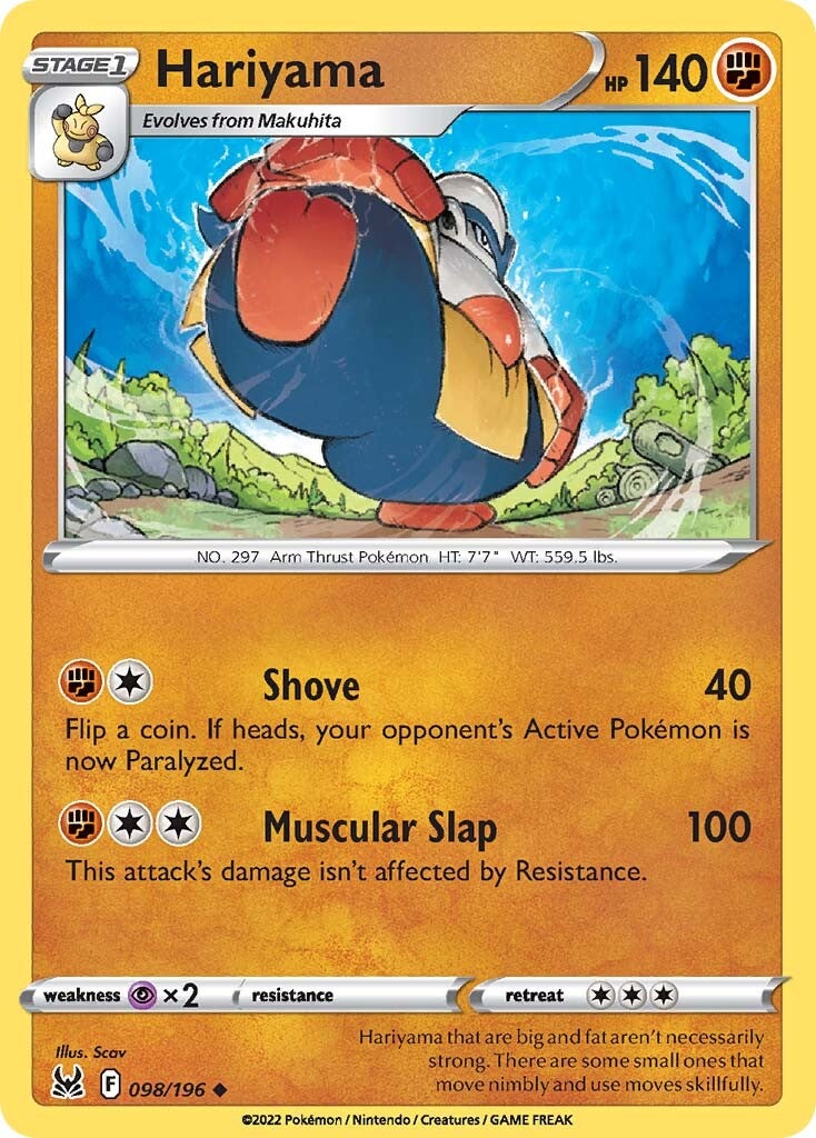 Hariyama (098/196) [Espada y Escudo: Origen Perdido]