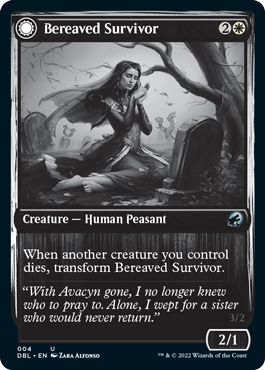 Survivante en deuil // Vengeur intrépide [Innistrad: Double Feature]