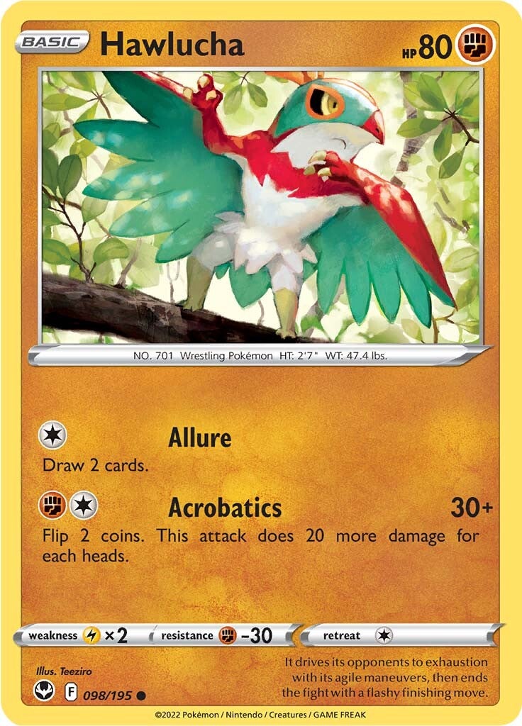 Hawlucha (098/195) [Espada y Escudo: Tempestad Plateada]