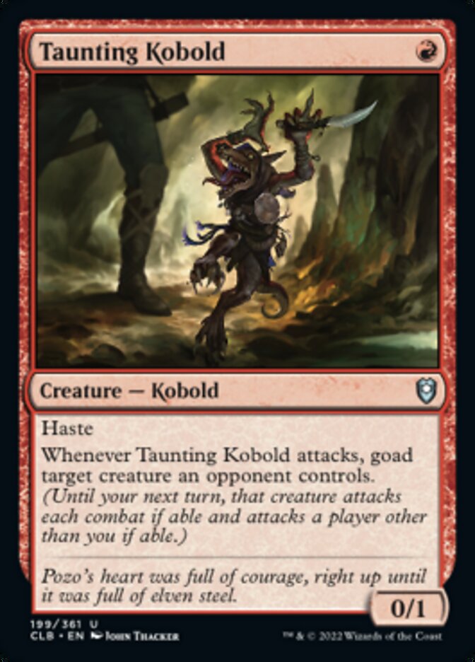 Kobold narguer [Commander Legends: Battle for Baldur's Gate]