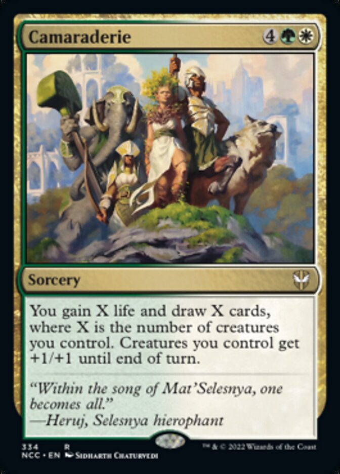 Camaraderie [Commander rues de la Nouvelle Capenna]