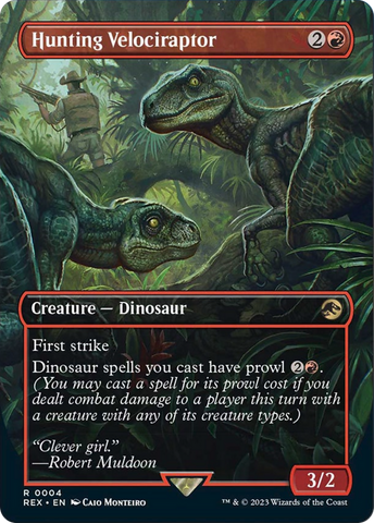 Vélociraptor Chasseur (Sans Bordure) [Collection Jurassic World]