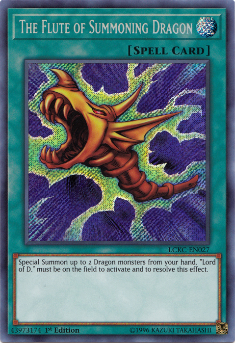 La Flûte d'Invocation du Dragon [LCKC-FR027] Secret Rare