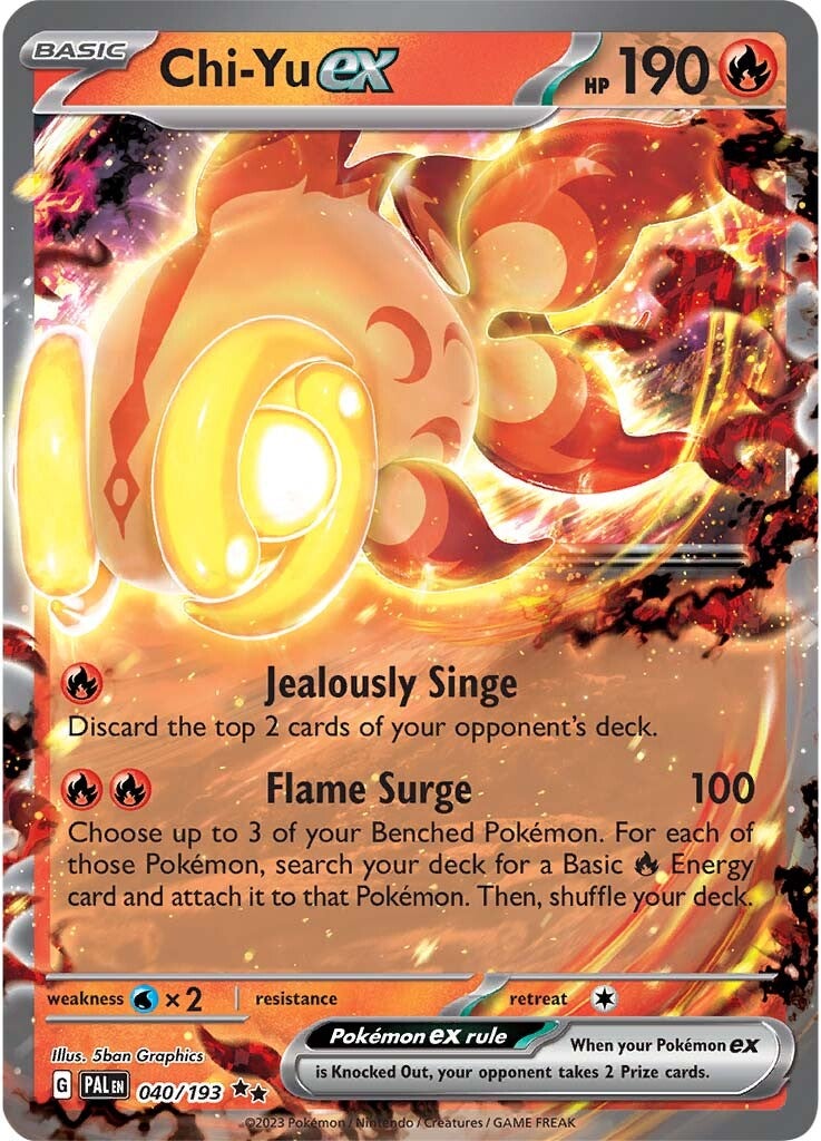 Chi-Yu ex (040/193) [Escarlata y Púrpura: Evolución en Paldea]