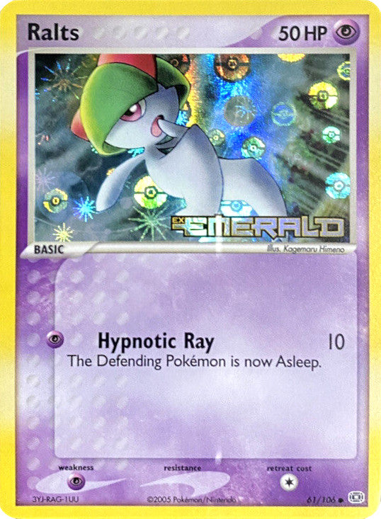 Ralts (61/106) (Sellado) [EX: Esmeralda]