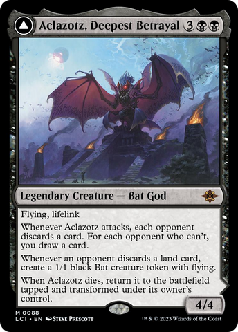 Aclazotz, trahison abyssale // Temple des morts [Les Cavernes perdues d'Ixalan]