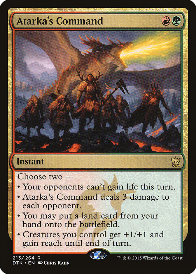 Commandement d'Atarka [Dragons de Tarkir]