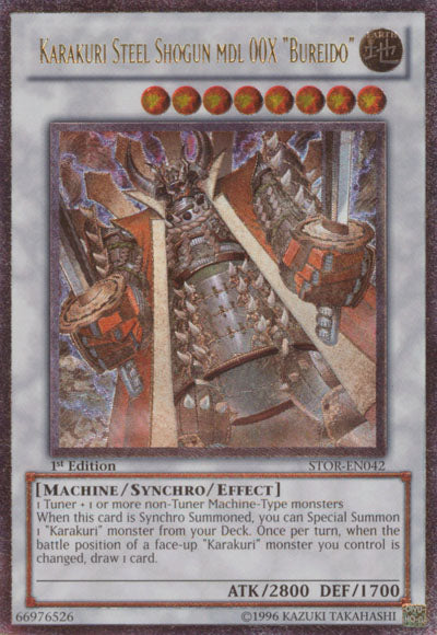 Karakuri Shogun Acier mdl 00X "Bureido" [STOR-EN042] Ultimate Rare