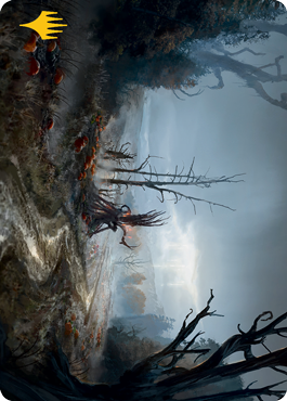Carte artistique Ferme envahie (Signature estampée or) [Innistrad: Chasse de minuit - Série artistique]