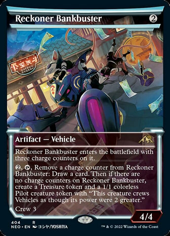 Destrozabancos Reckoner (Showcase Resplandor Suave) [Kamigawa: Dinastía de Neón]