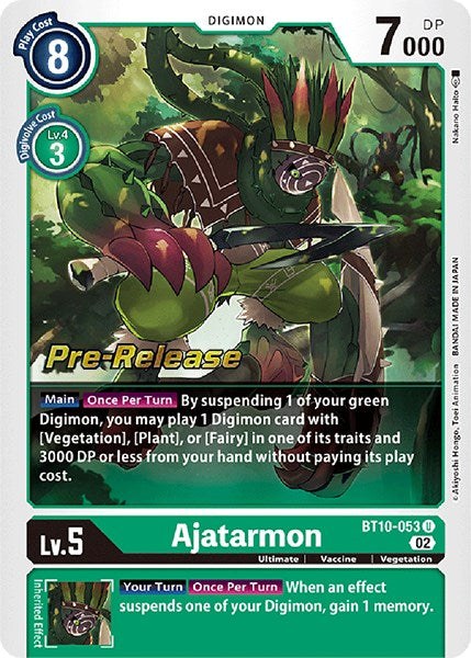 Ajatarmon [BT10-053] [Cartas de pre-lanzamiento de Xros Encounter]