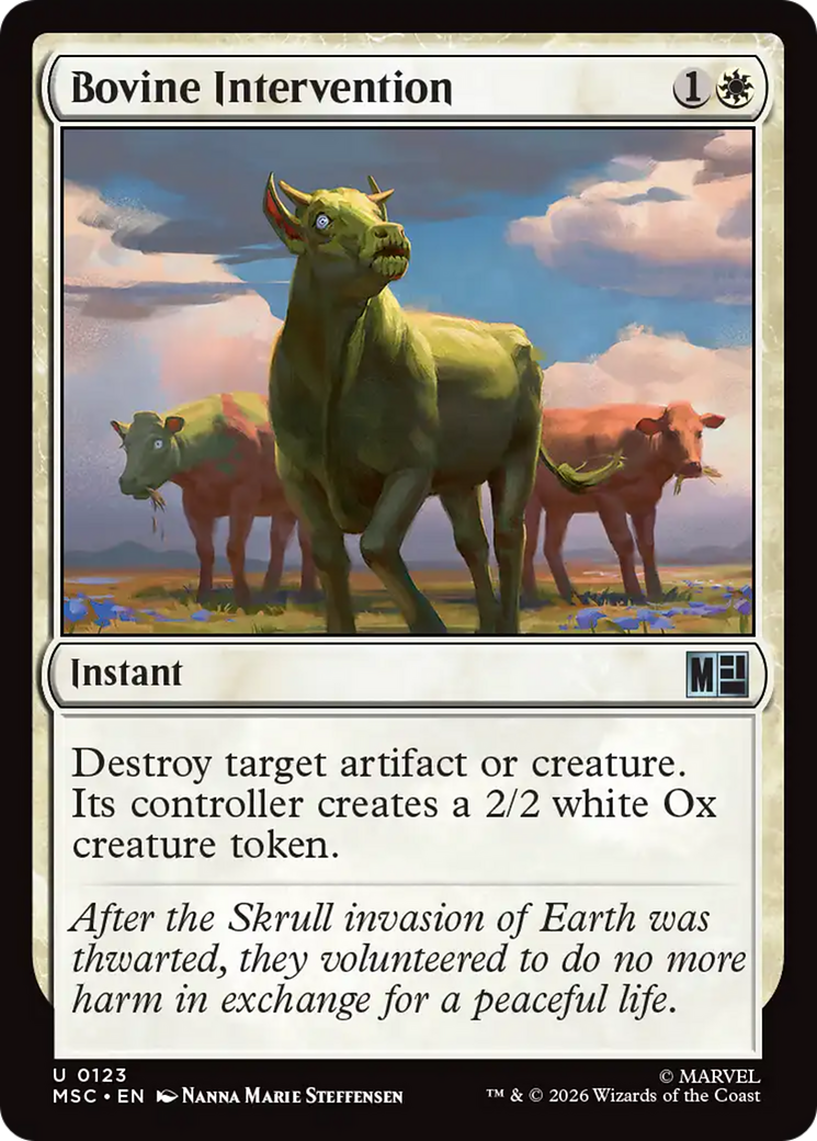 Intervención Bovina (Surge Foil) [Marvel Super Heroes Commander]