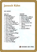 Janosch Kuhn Liste de deck 1997 [World Championship Decks 1997]