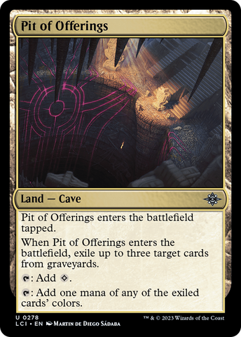Foso de ofrendas [Las cavernas perdidas de Ixalan]