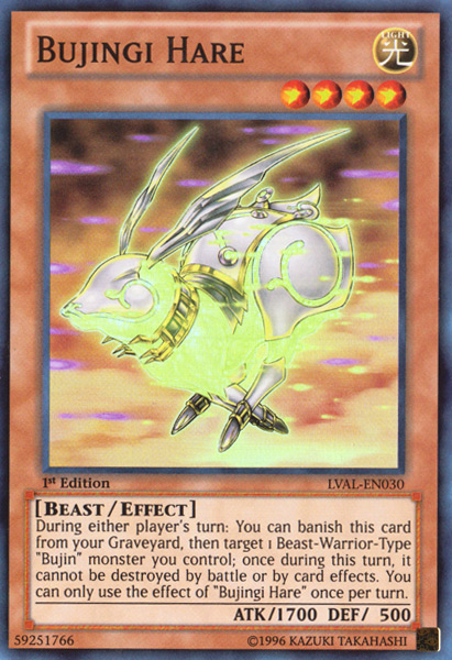 Lapin Bujingi [LVAL-EN030] Super Rare