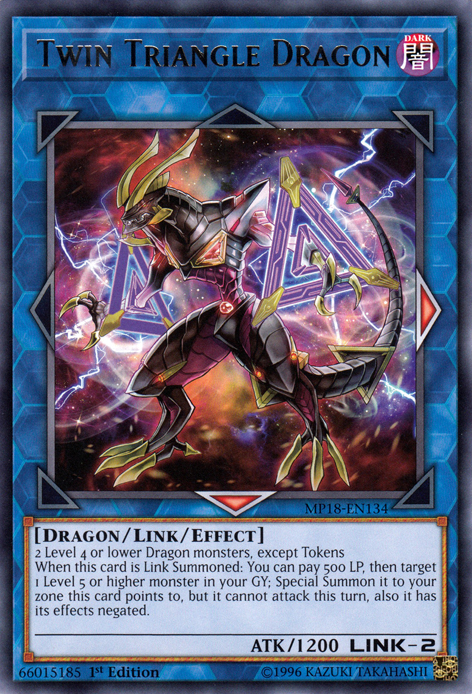 Dragón de Doble Triángulo [MP18-EN134] Rara