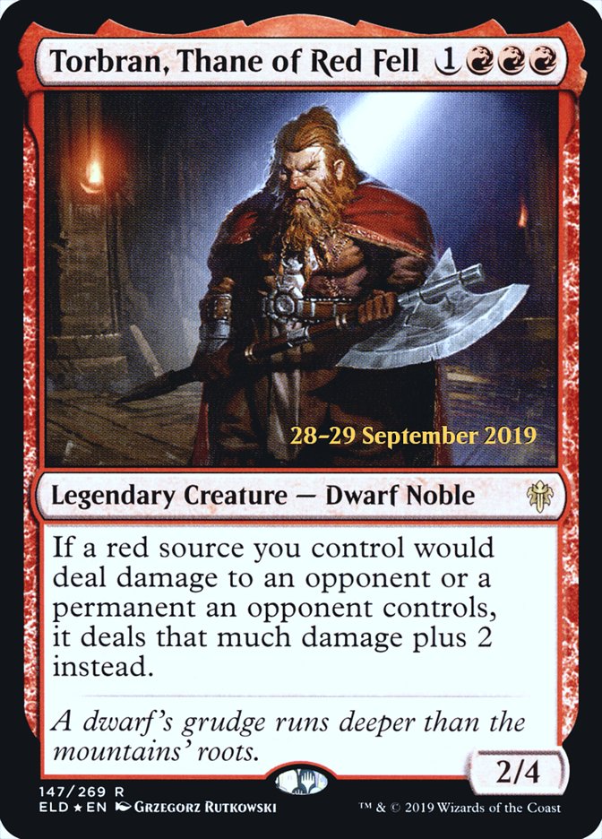 Torbran, thane de la Colline Rouge [Promos d'avant-première Le Trône d'Eldraine]