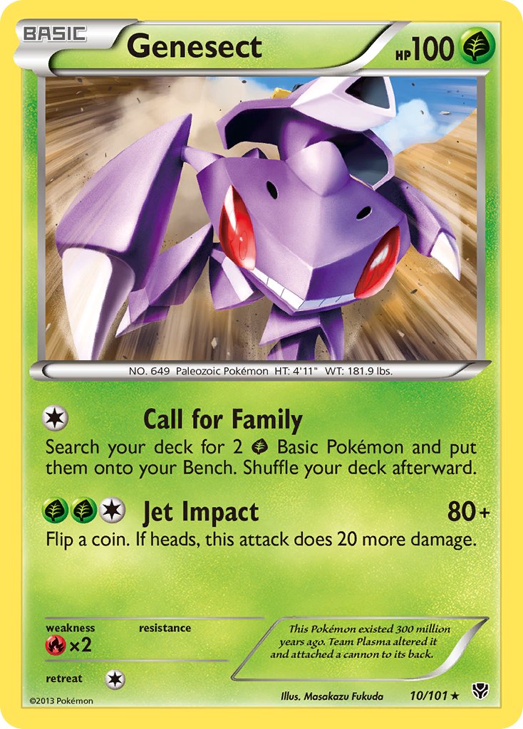 Genesect (10/101) (Exclusif au deck à thème) [Noir & Blanc : Explosion Plasma]