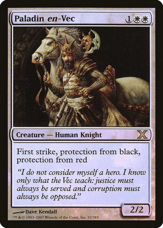 Paladin en-Vec (Premium Foil) [Dixième édition]