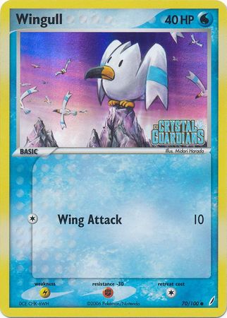 Wingull (70/100) (Sellado) [EX: Guardianes de Cristal]