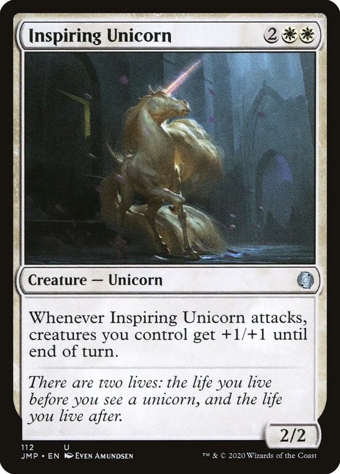 Licorne inspirante [Accélérer]