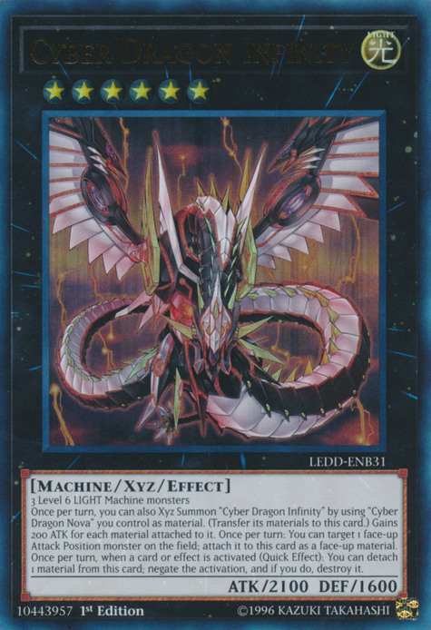 Cyber Dragón Infinito [LEDD-ENB31] Ultra Rara