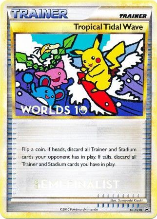 Vague Océanique Tropicale (HGSS18) (Demi-finaliste) [HeartGold & SoulSilver: Cartes Promo Étoile Noire]