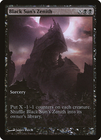 Cénit del Sol Negro (Arte Extendido) [Promos de Mirrodin Asediado]
