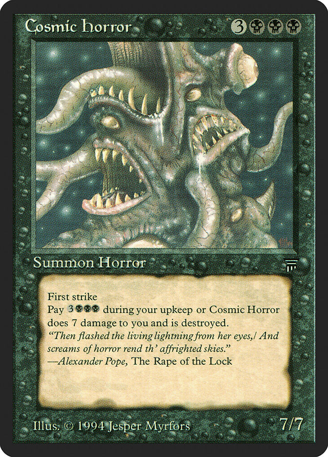 Horreur cosmique [Légendes]
