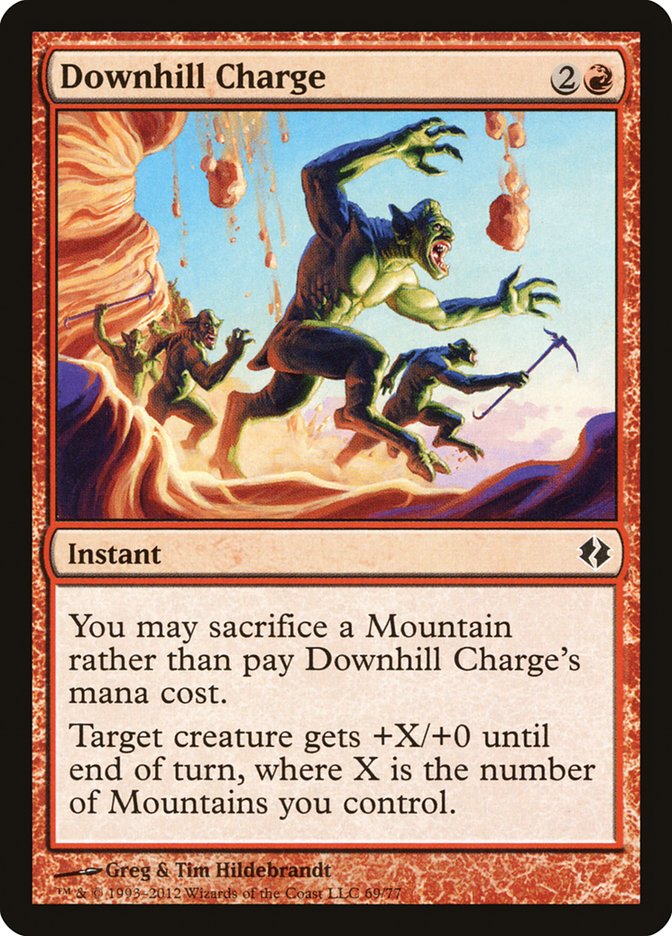 Charge en descente [Duel Decks: Venser vs. Koth]